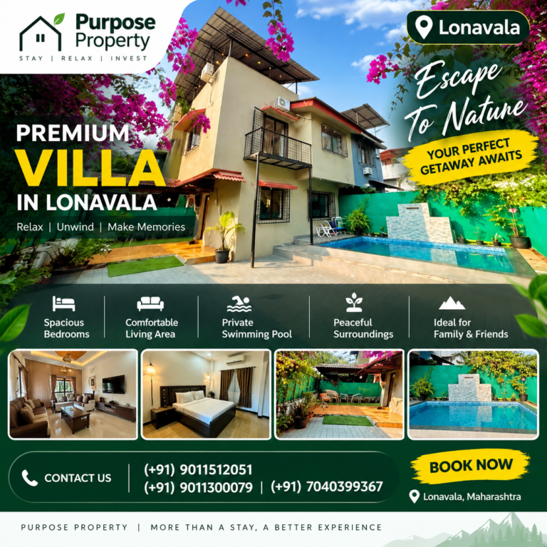 Holiday homes With Swimming Pool in Lonavala